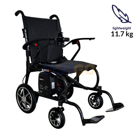 Ultra-Lite Carbon Electric Powered Motorised Wheelchair (11.7 kg)