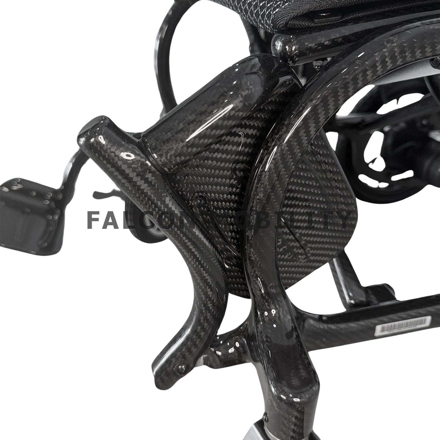 Ultra-Lite Carbon Motorised Wheelchair (11.7 kg) Flip up fold up footrest