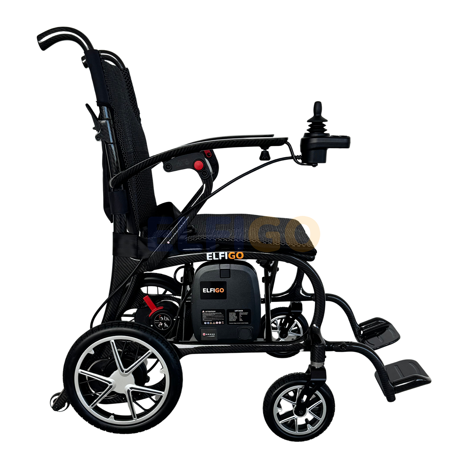 Ultra-Lite Carbon Electric Powered Motorised Wheelchair (11.7 kg)