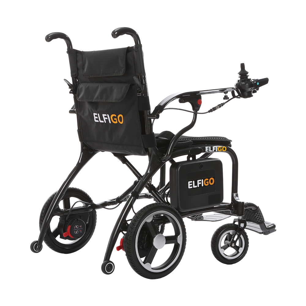 Ultra-Lite Carbon Electric Powered Motorised Wheelchair PMA V2 (10.8 kg) Back Right 45